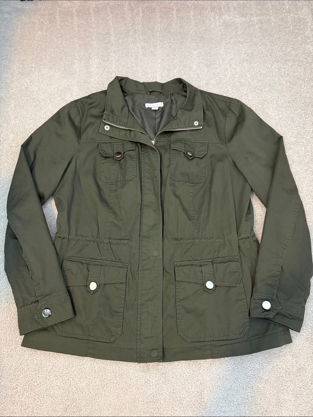 New York & Company L olive 🫒 tone utility jacket